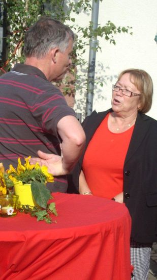 Hannelore Klamm im Gespräch